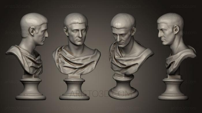 Busts and heads antique and historical (BUSTA_0353) 3D model for CNC machine